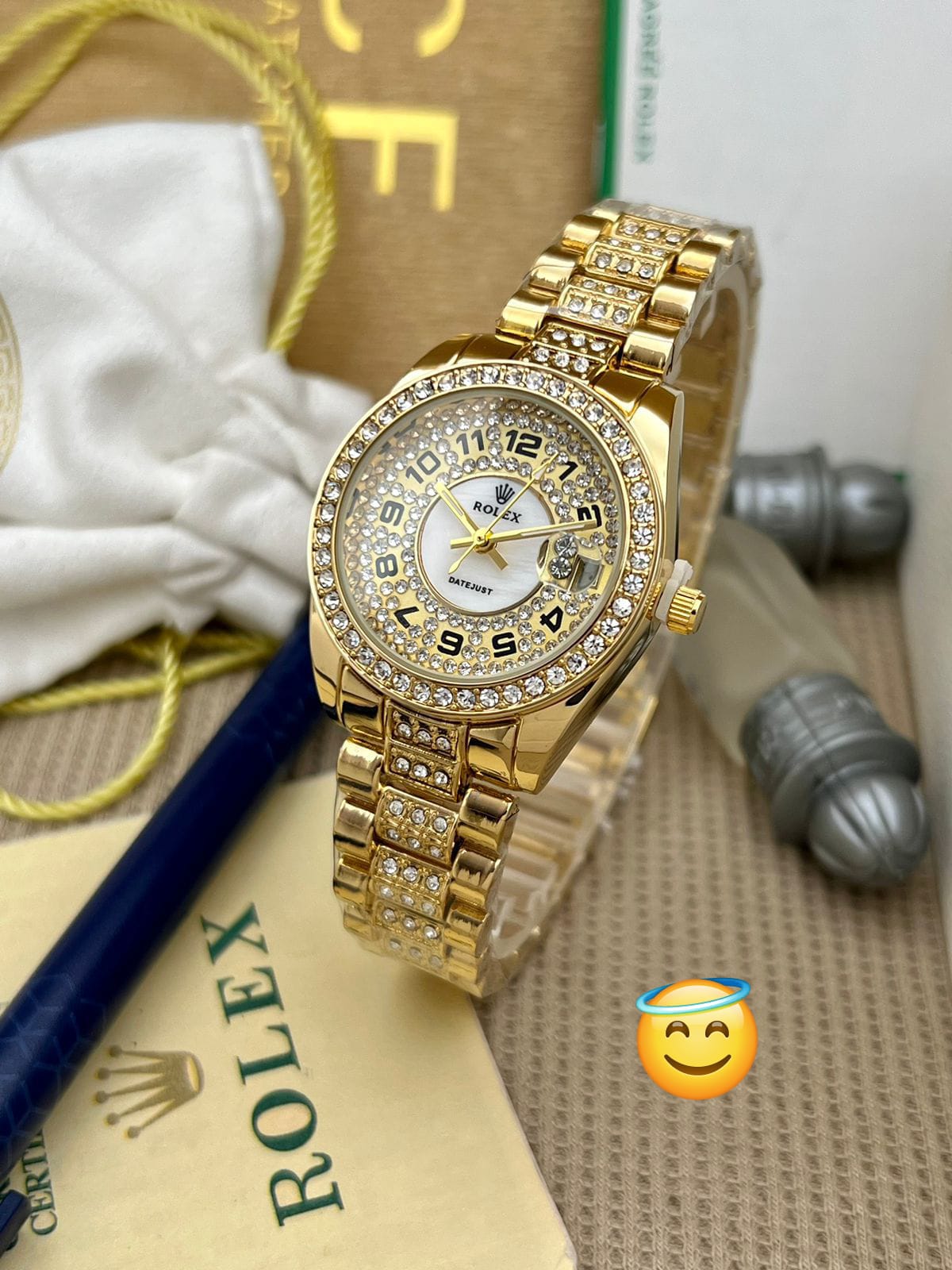 Rolex Diamond Chain Watch