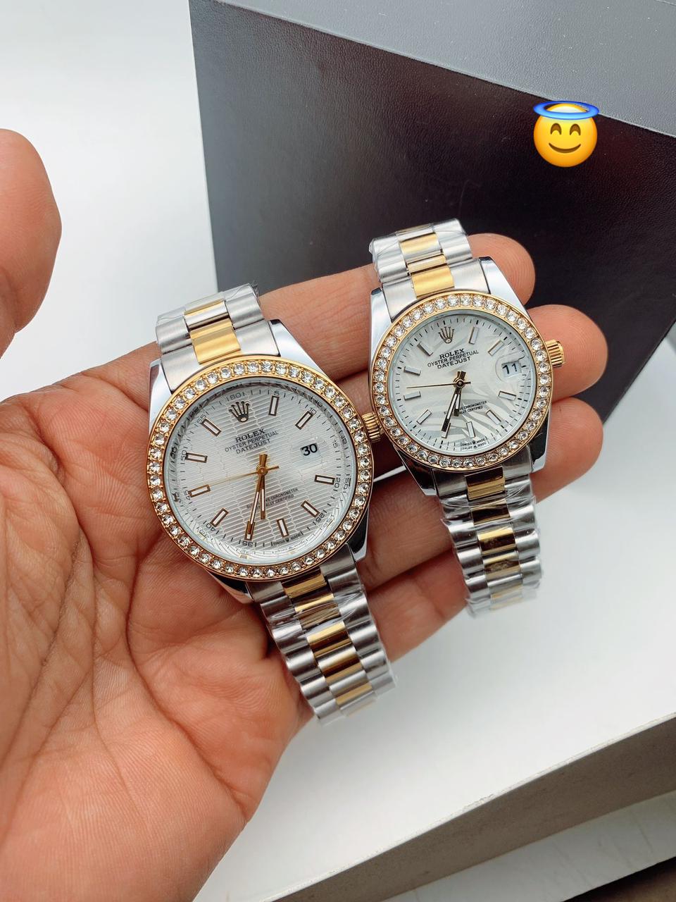 Rolex couple watch date working