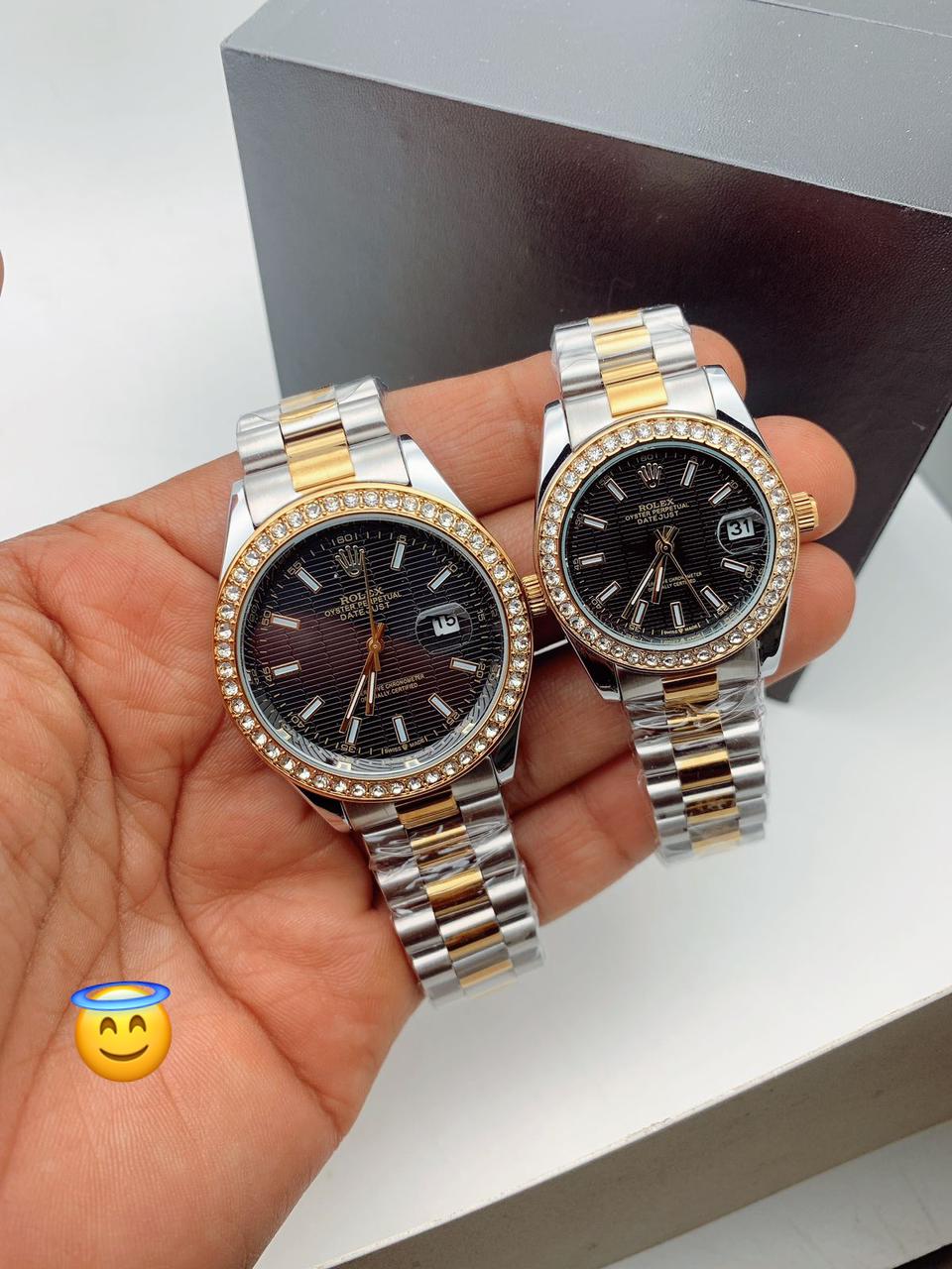 Rolex couple watch date working